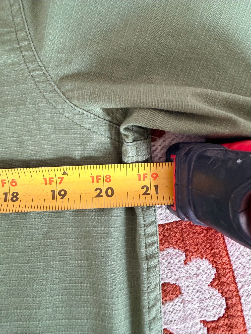 Roark Olive Green Long-Sleeve Button-Up Work Shirt - Picture 7 of 9